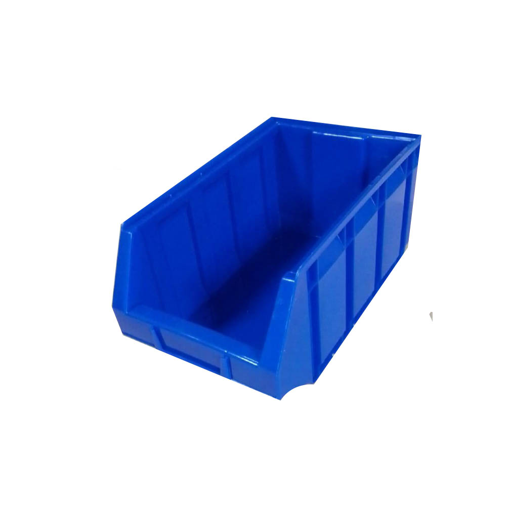 Blue open-front Linbin Storefix plastic storage bin